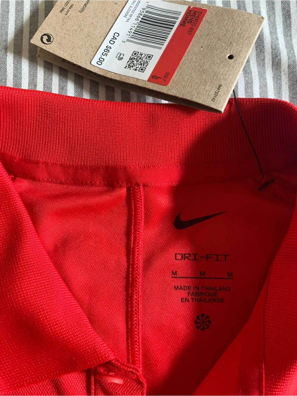 NIKE Red Polo